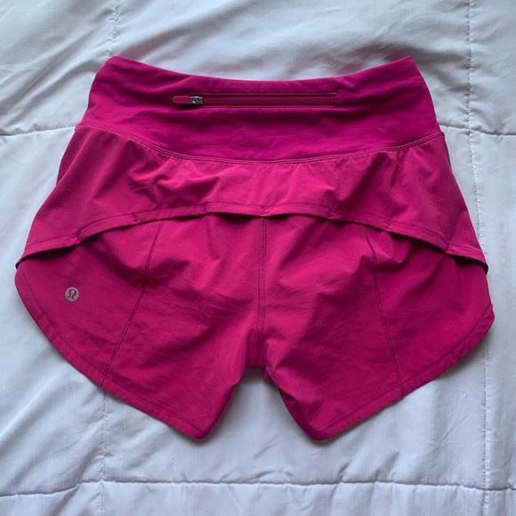 lululemon ripened raspberry MR short 4” - Picture 1 of 5